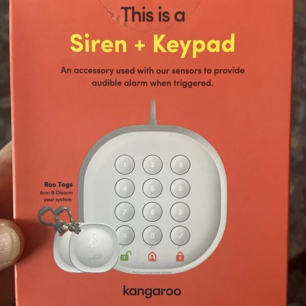 Brand New Kangaroo A0003 Siren and Keypad Home Security Accessory (White) - Picture 1 of 6